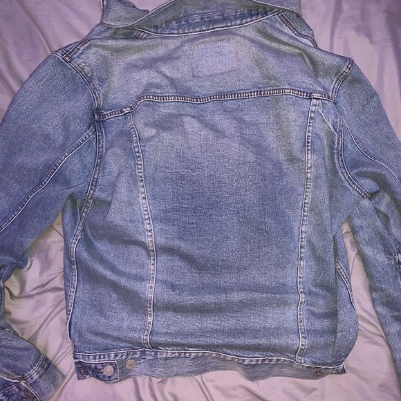 Mens American Eagle Distressed Denim Jacket - Picture 2 of 2